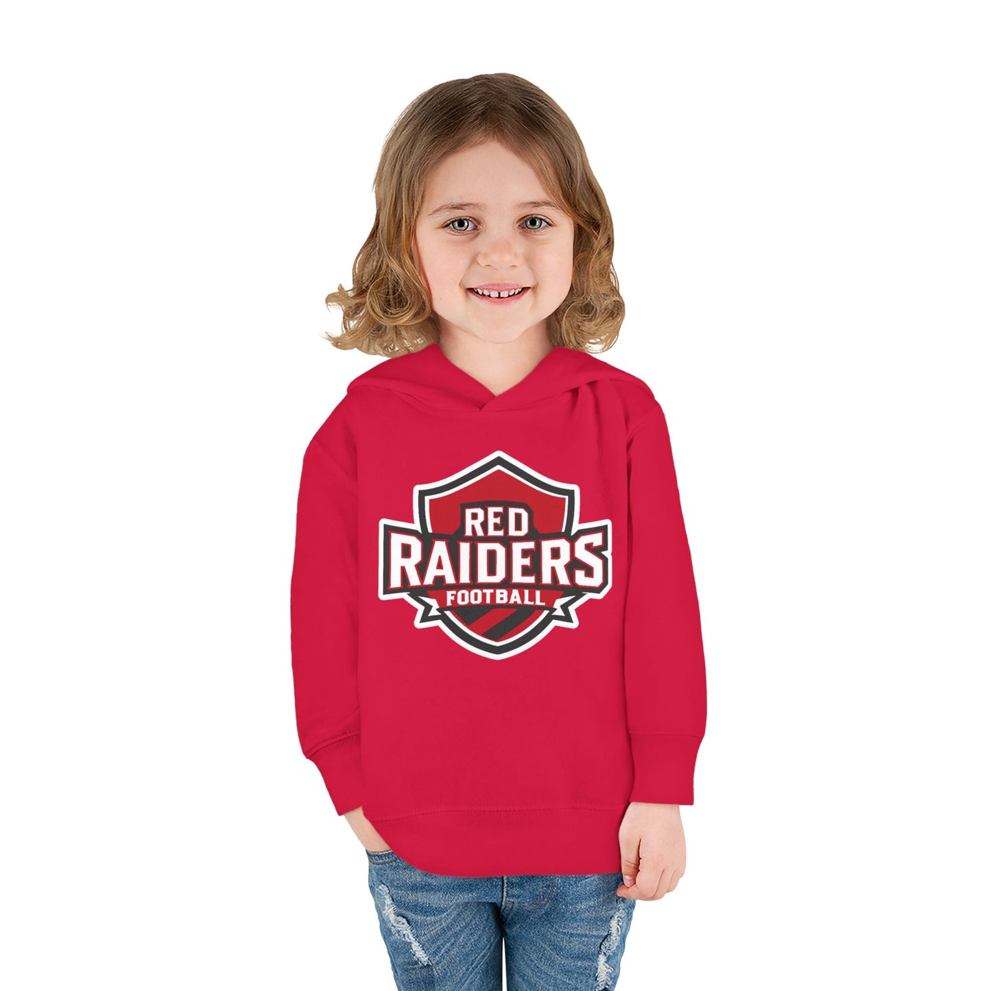 Toddler  Hoodie Sweatshirt \ Marion County Red Raiders Football \ MCF2