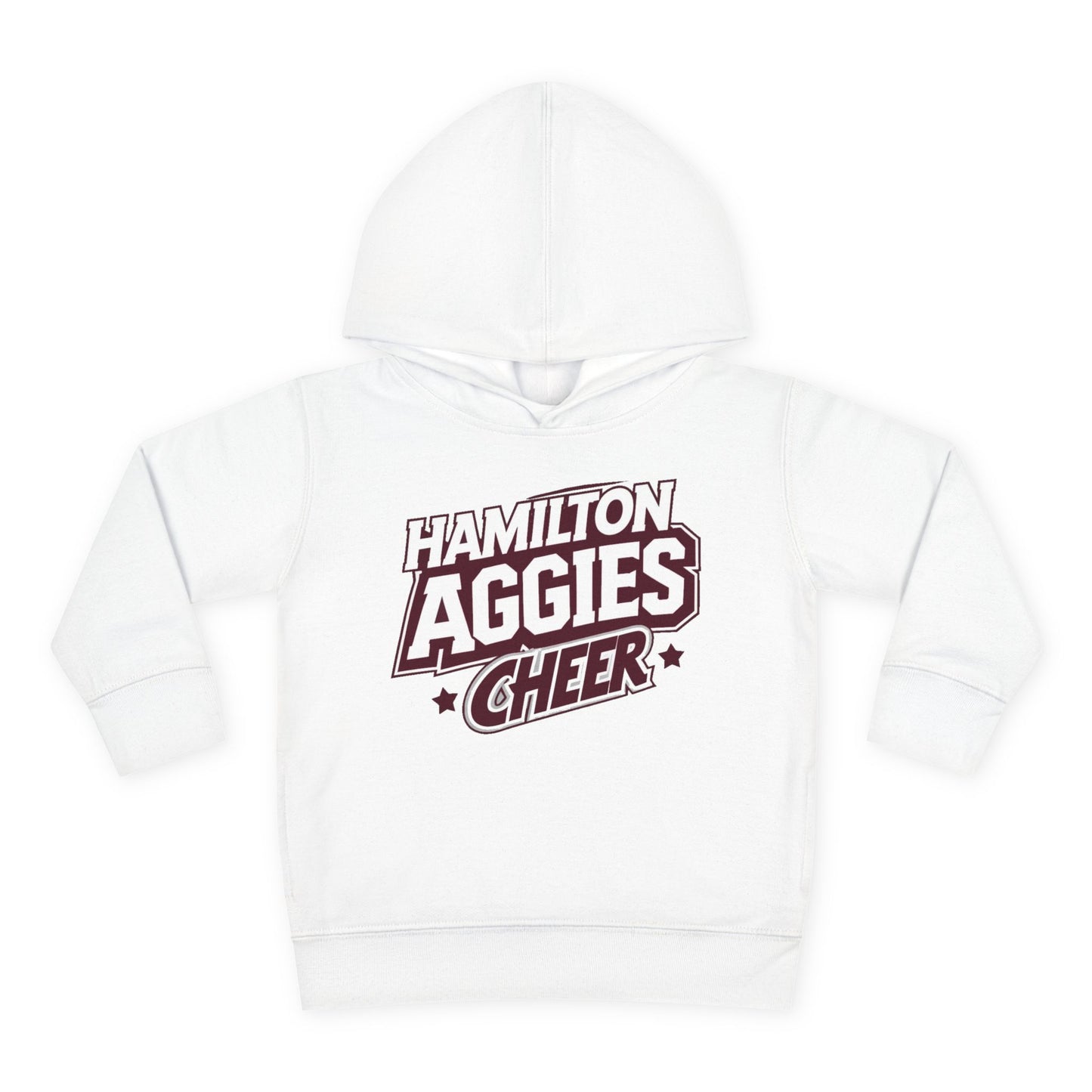 Toddler Hoodie Sweatshirt \ Hamilton Aggies Cheer \ HAC1
