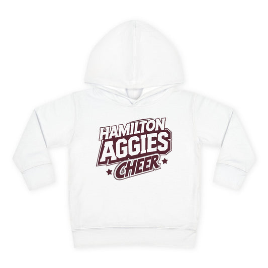 Toddler Hoodie Sweatshirt \ Hamilton Aggies Cheer \ HAC1