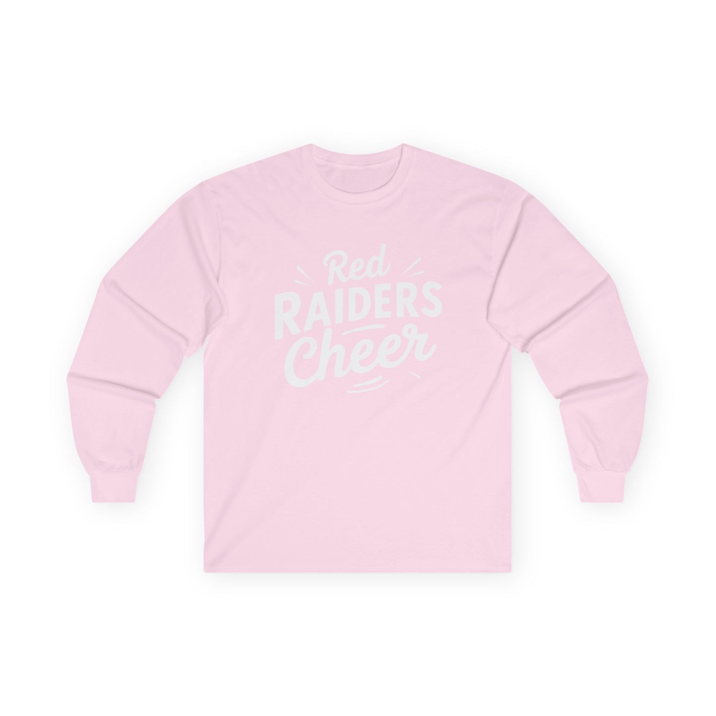 Adult Long Sleeve Tee \ Marion County Red Raiders Cheer \ MCC1