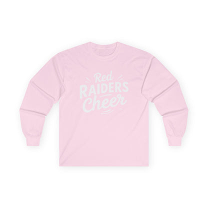 Adult Long Sleeve Tee \ Marion County Red Raiders Cheer \ MCC1