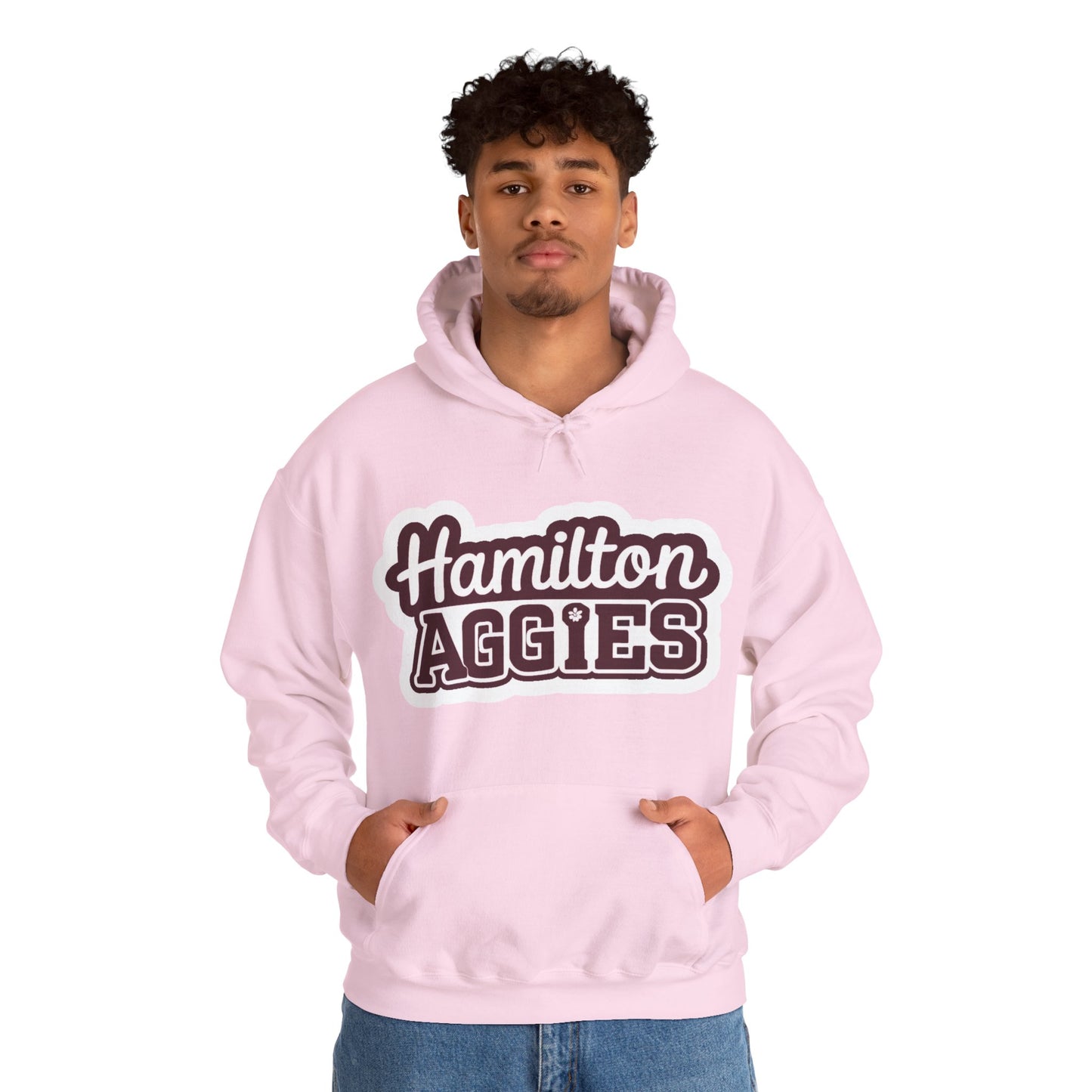 Adult Hoodie Sweatshirt \ Hamilton Aggies \ HAG2