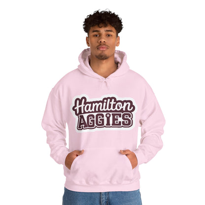 Adult Hoodie Sweatshirt \ Hamilton Aggies \ HAG2