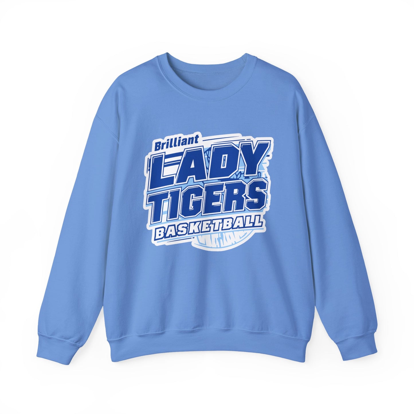 Adult Crewneck Sweatshirt \ Brilliant Tigers Basketball \ BTBKG2