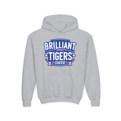 Youth Hoodie Sweatshirt \ Brilliant Tigers Cheer \ BTC2
