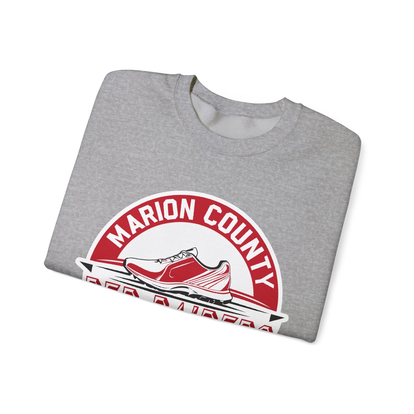 Adult Crewneck Sweatshirt \ Marion County Red Raiders Cross-Country \ MCCC1