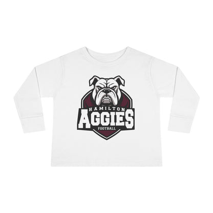 Toddler Long Sleeve Tee \ Hamilton Aggies Football \ HAF2