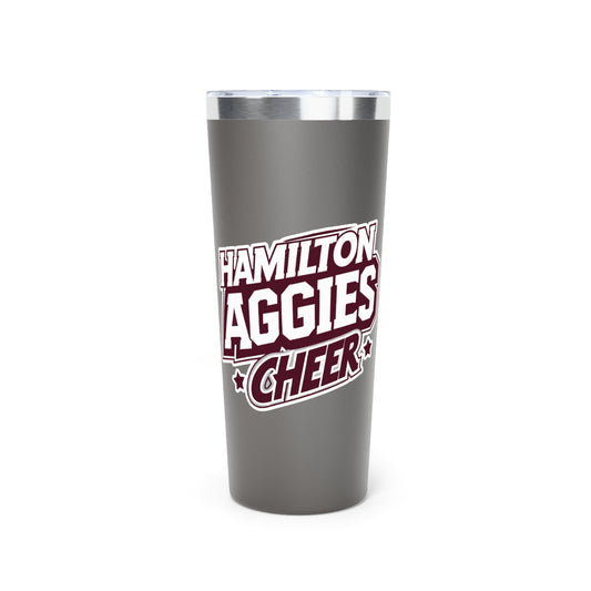22oz Cooper Insulated Tumbler \ Hamilton Aggies Cheer \ HAC1