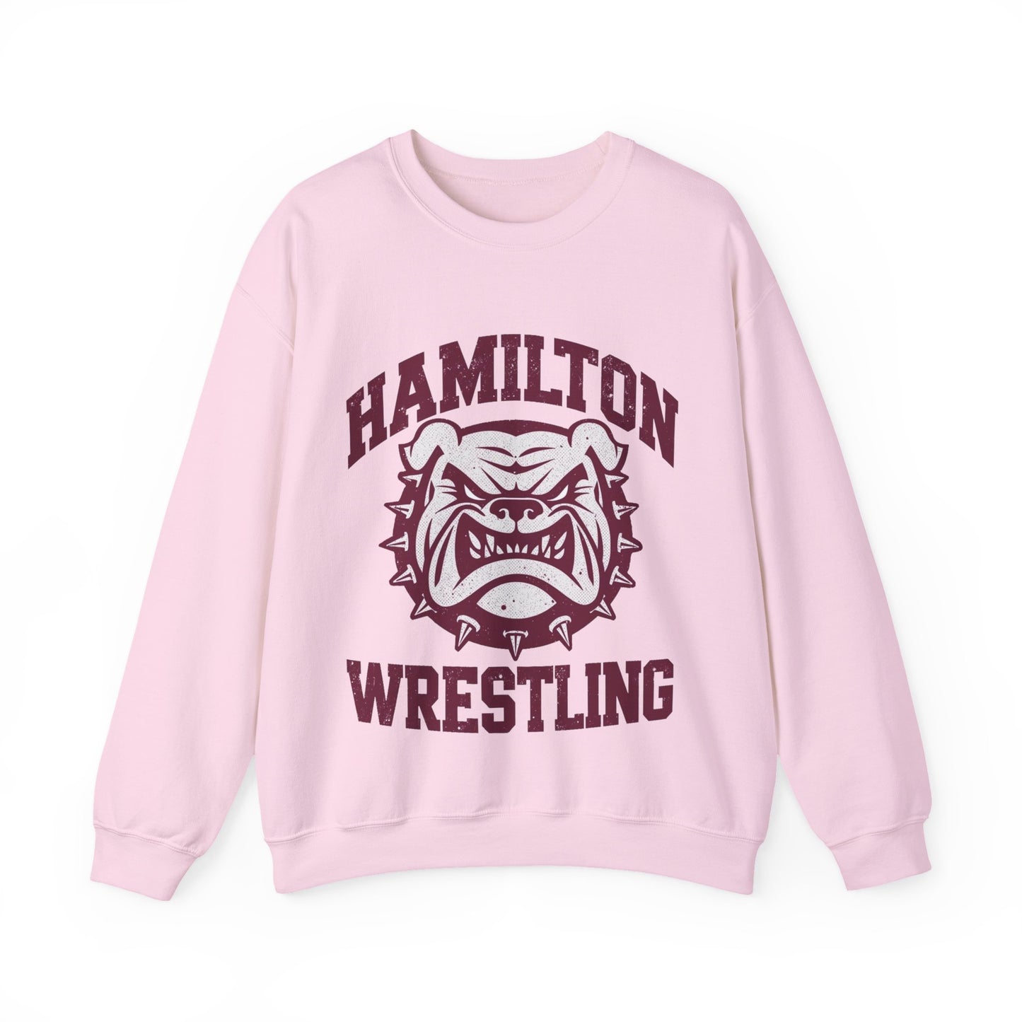 Adult Crewneck Sweatshirt \ Hamilton Aggies Wrestling \ HAW2