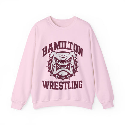 Adult Crewneck Sweatshirt \ Hamilton Aggies Wrestling \ HAW2