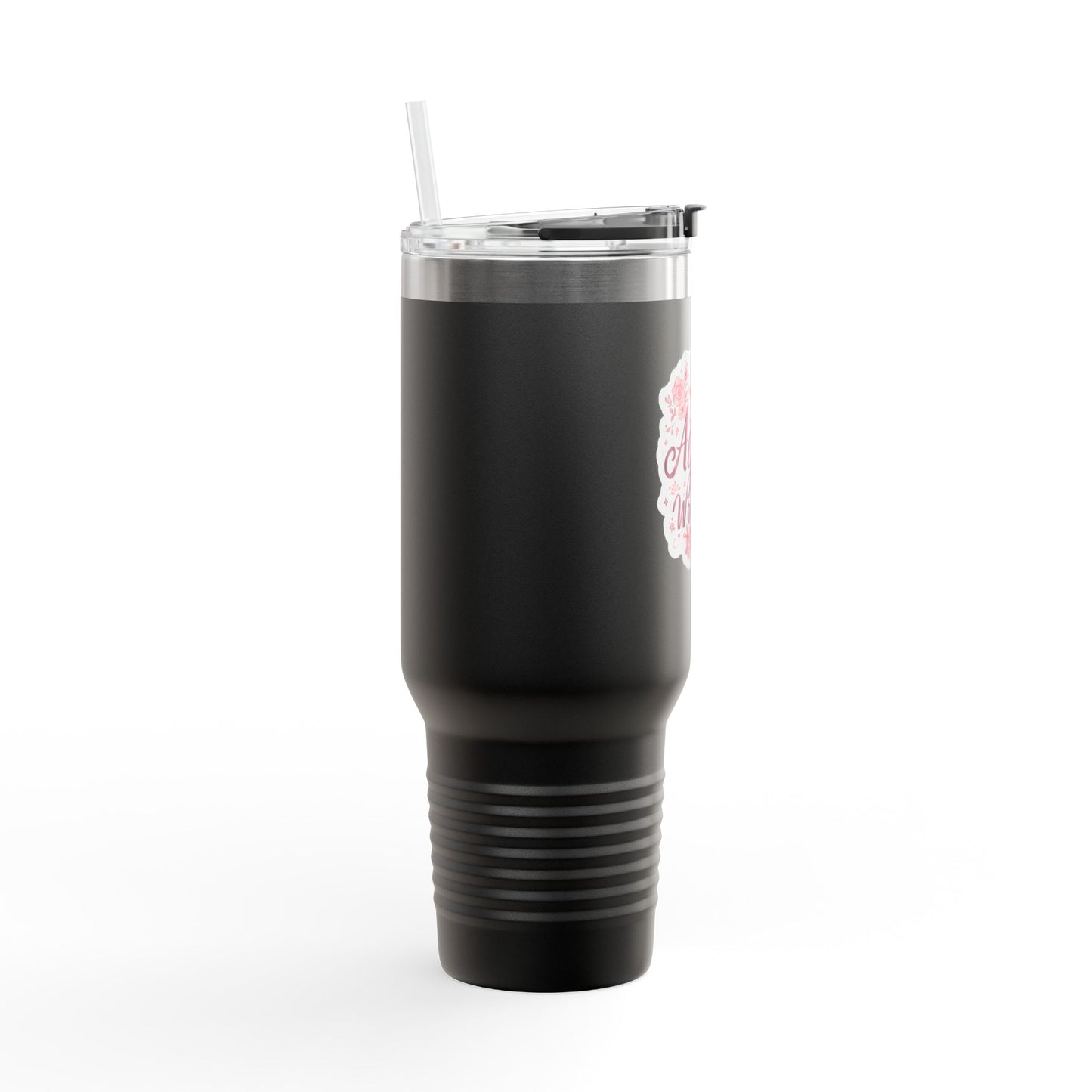 40oz Insulated Tumbler \ Hamilton Aggies Wrestling \ HAWG1