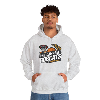 Adult Hoodie Sweatshirt \ Phil Campbell Bobcats Basketball \ PCBBK1