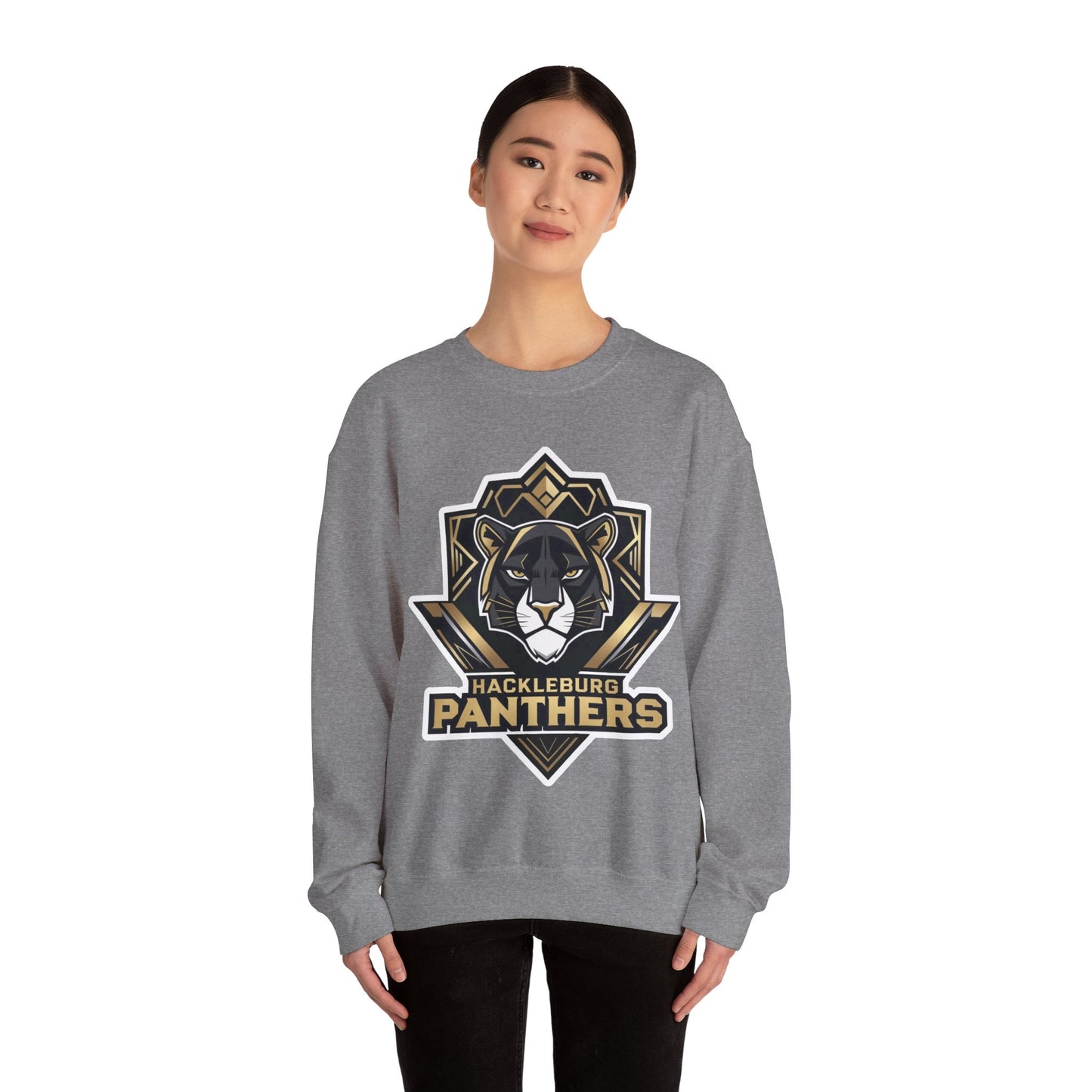 Adult Crewneck Sweatshirt \ Hackleburg Panthers \ HP1