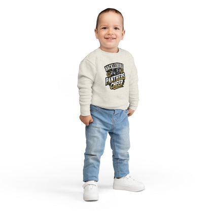 Toddler Crewneck Sweatshirt \ Hackleburg Panthers Cheer \ HPC1