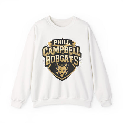 Adult Crewneck Sweatshirt \ Phill Campbell Bobcats \ PCB1