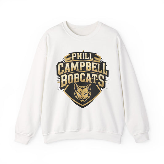 Adult Crewneck Sweatshirt \ Phill Campbell Bobcats \ PCB1