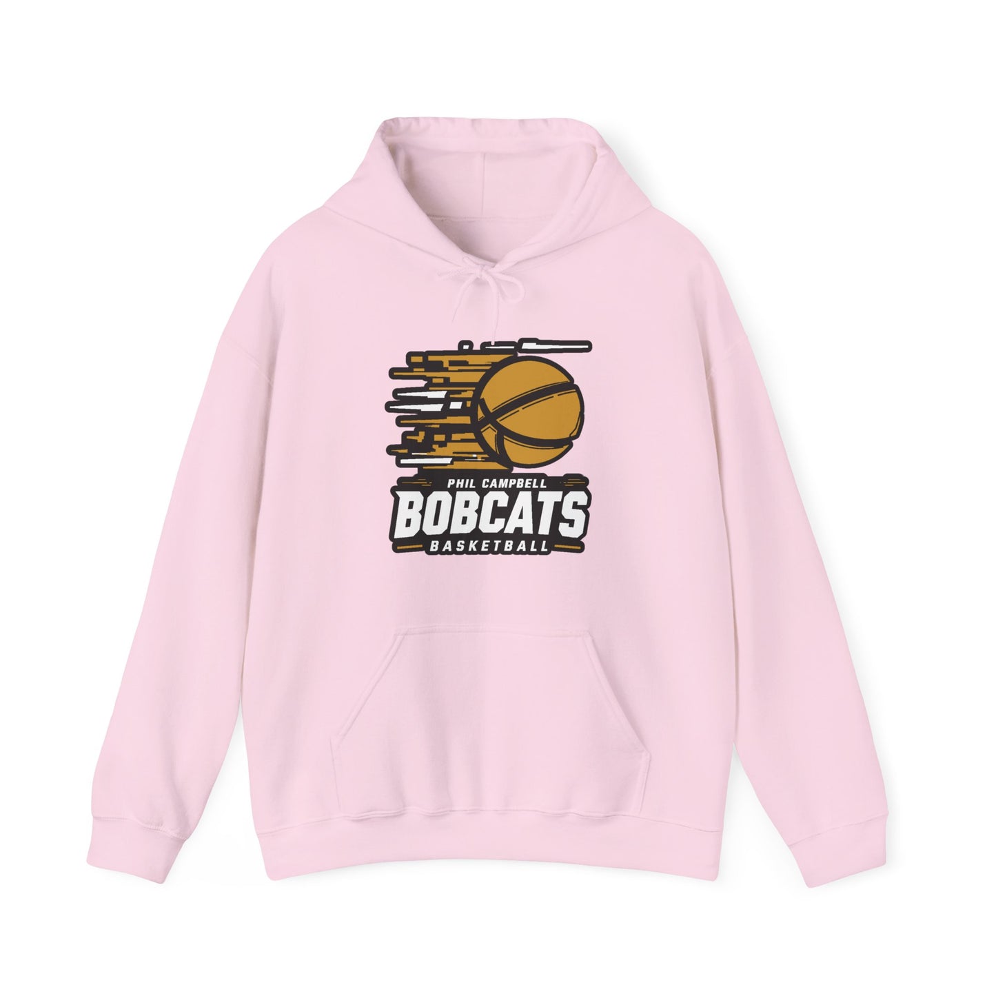 Adult Hoodie Sweatshirt \ Phil Campbell Bobcats Basketball \ PCBBK2