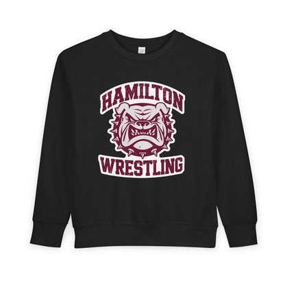 Toddler Crewneck Sweatshirt \ Hamilton Aggies Wrestling \ HAW2