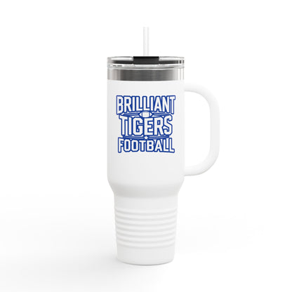 40oz Insulated Tumbler \ Brilliant Tigers Football \ BTF1