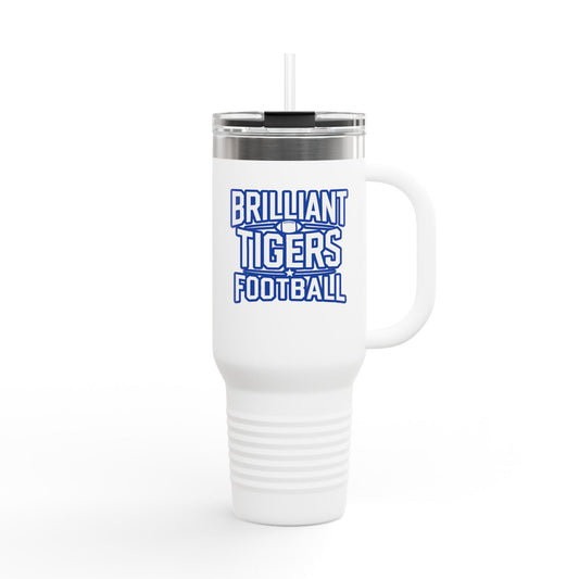 40oz Insulated Tumbler \ Brilliant Tigers Football \ BTF1