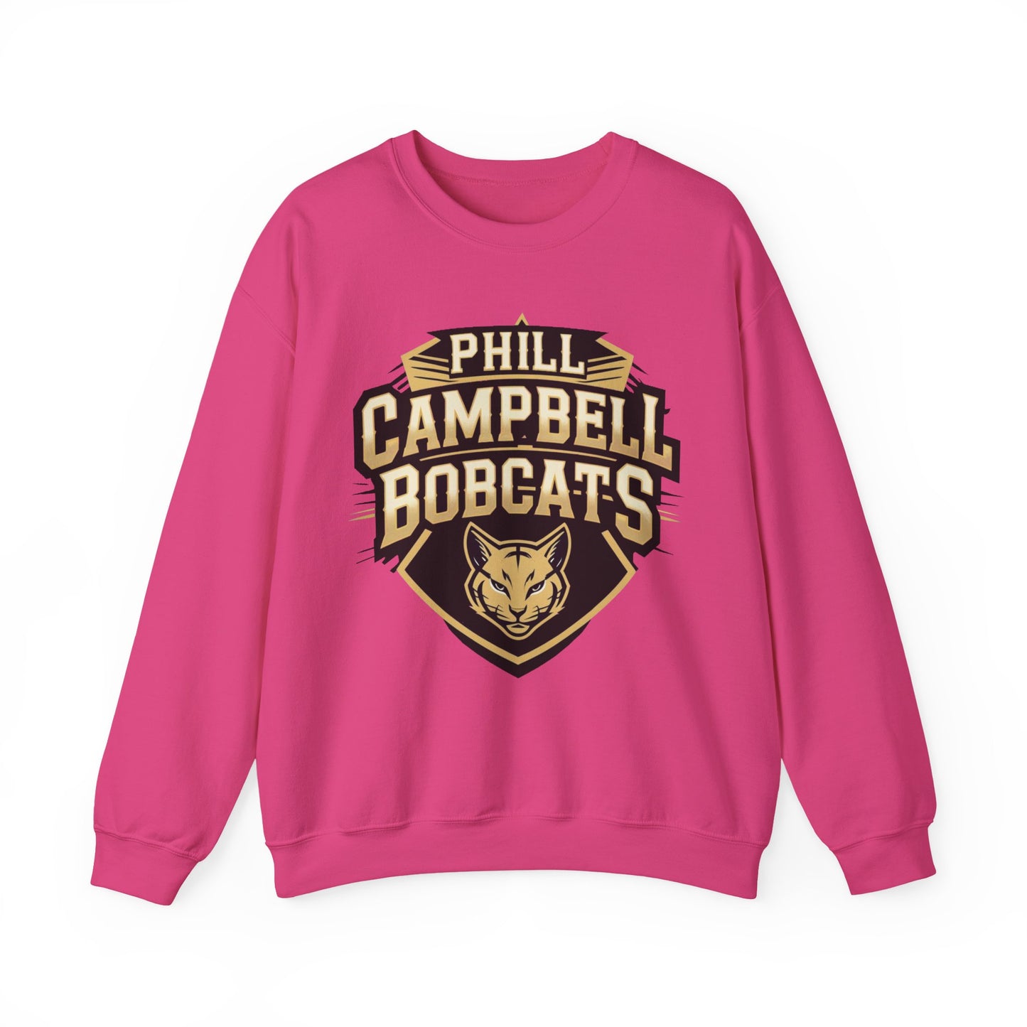 Adult Crewneck Sweatshirt \ Phill Campbell Bobcats \ PCB1