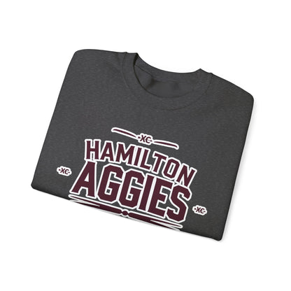 Adult Crewneck Sweatshirt \ Hamilton Aggies Cross-Country \ HCC1