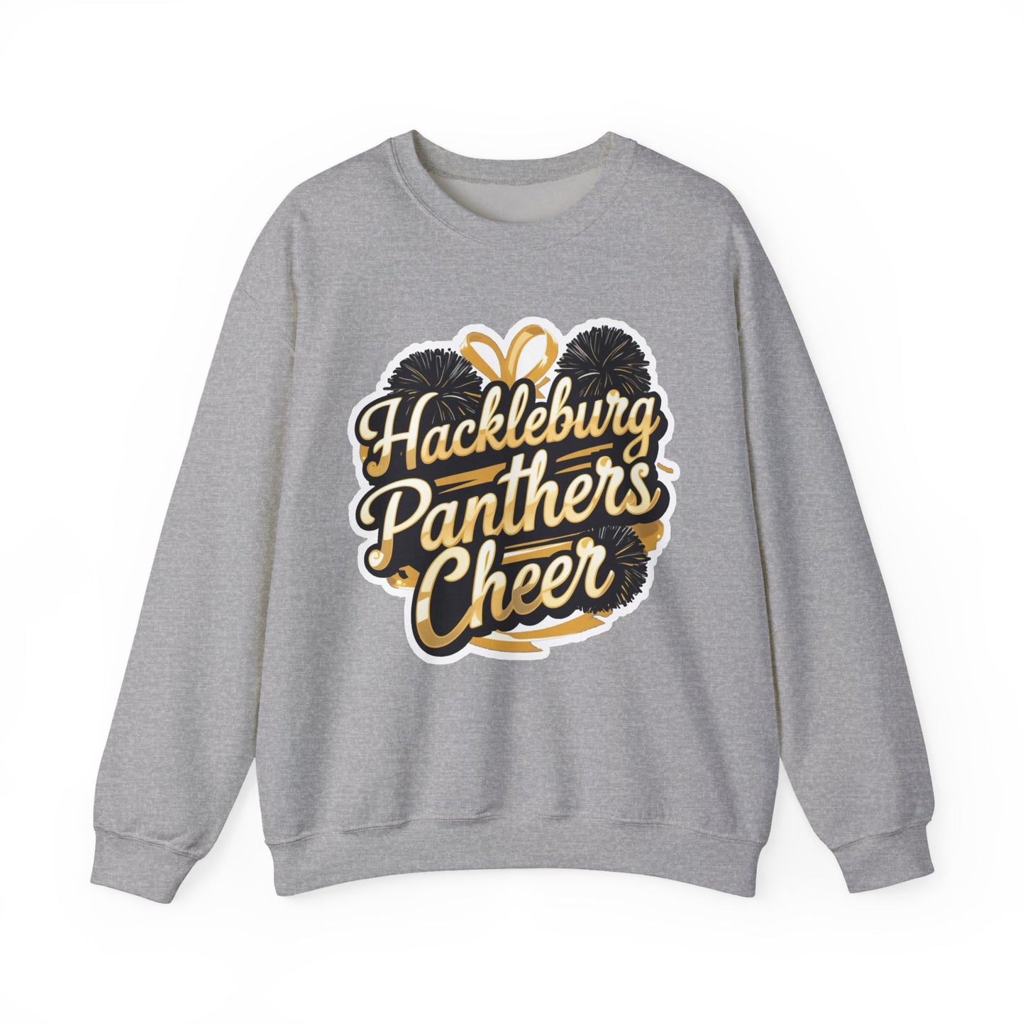 Adult Crewneck Sweatshirt \ Hackleburg Panthers Cheer \ HPC2