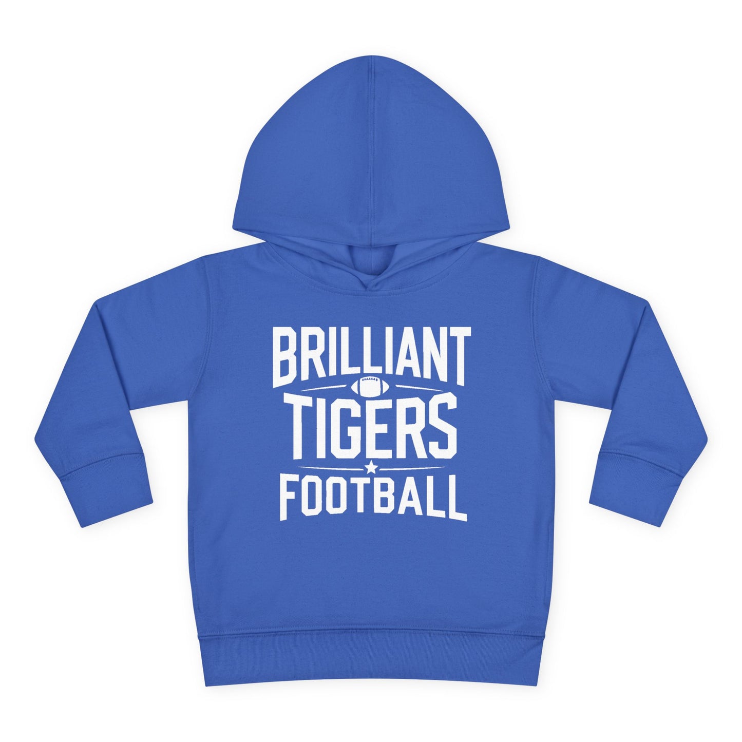 Toddler Hoodie Sweatshirt \ Brilliant Tigers Football \ BTF1