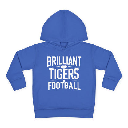 Toddler Hoodie Sweatshirt \ Brilliant Tigers Football \ BTF1