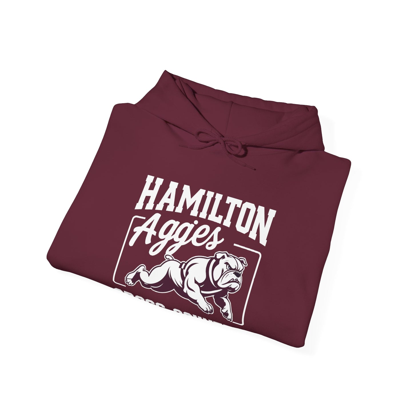 Adult Hoodie Sweatshirt \ Hamilton Aggies Cross-Country \ HCC2