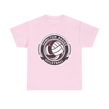 Adult Tee \ Hamilton Aggies Volleyball \ HAV1