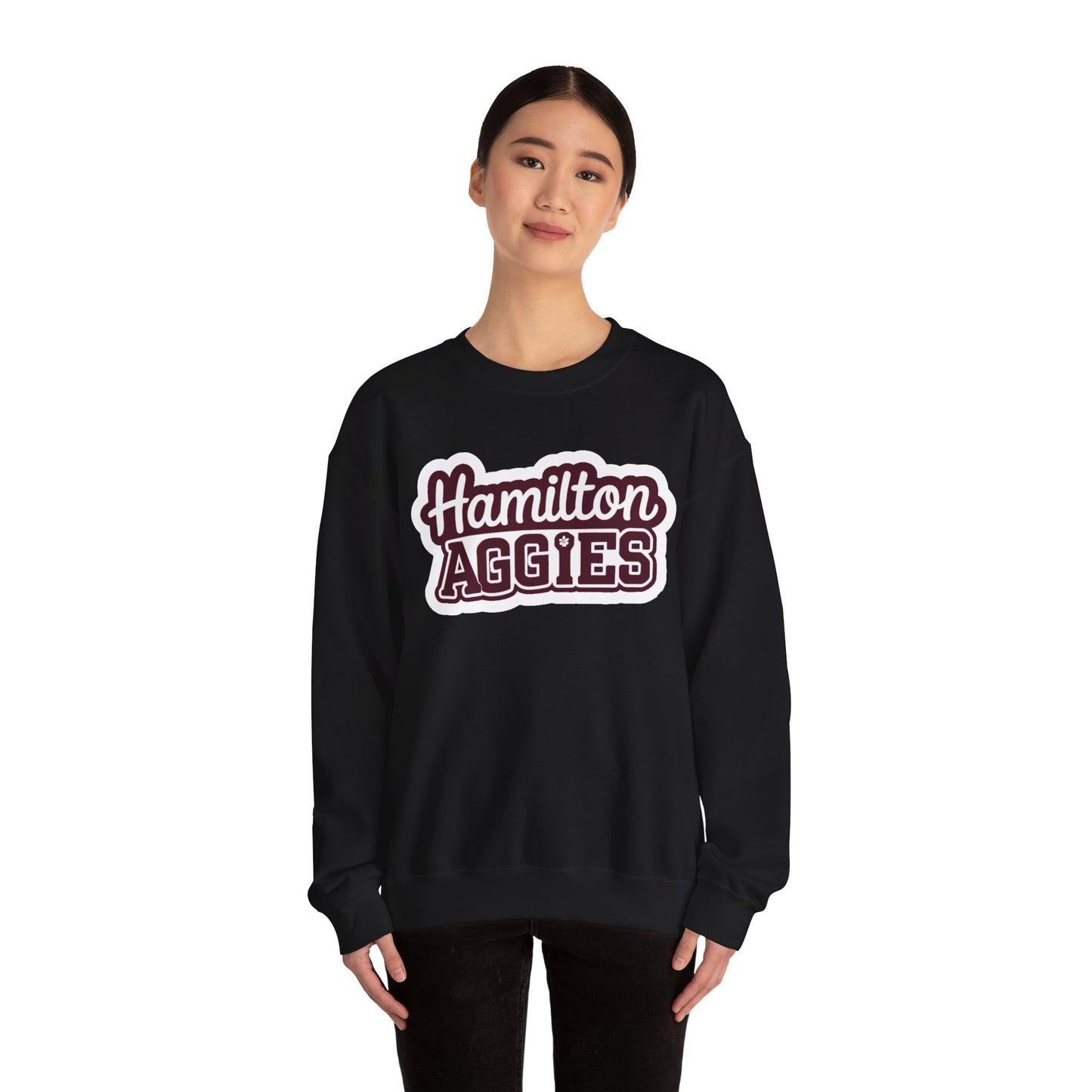 Adult Crewneck Sweatshirt \ Hamilton Aggies \ HAG2