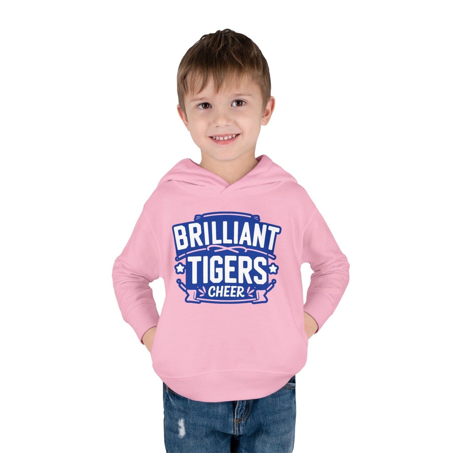Toddler Hoodie Sweatshirt \ Brilliant Tigers Cheer \ BTC2