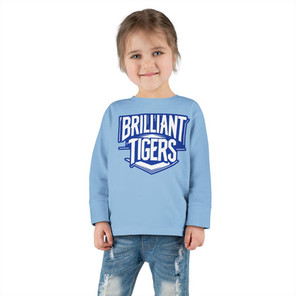 Toddler Long Sleeve Tee \ Brilliant Tigers \ BT2