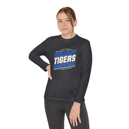 Youth Long Sleeve Tee \ Brilliant Tigers Basketball \ BTBK2