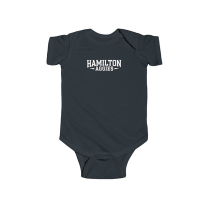 Short Sleeve Baby Bodysuit \ Hamilton Aggies \ HA3