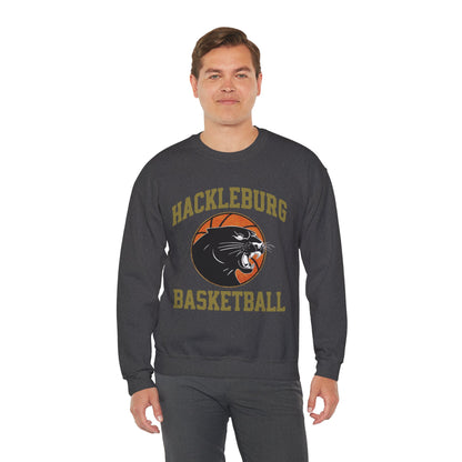 Adult Crewneck Sweatshirt \ Hackleburg Panther Basketball \ HPBK1