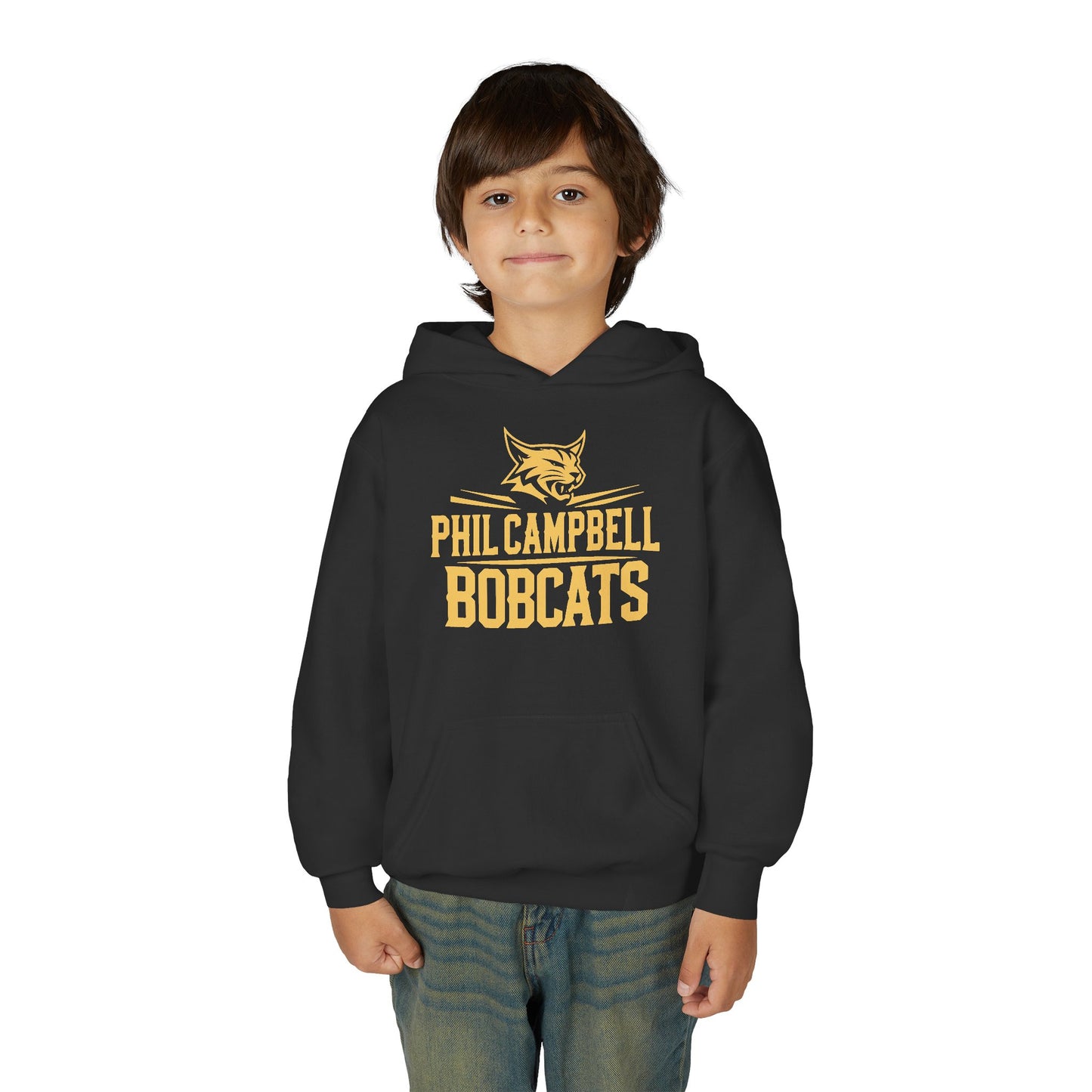 Youth Hoodie Sweatshirt \ Phil Campbell Bobcats \ PCB2
