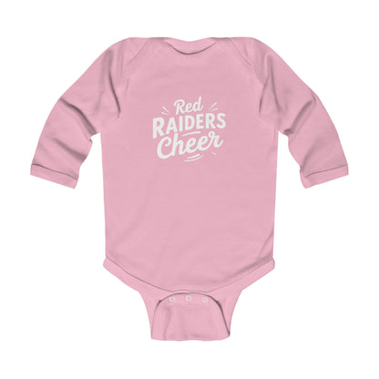 Long Sleeve Baby Bodysuit \ Marion County Red Raiders Cheer \ MCC1