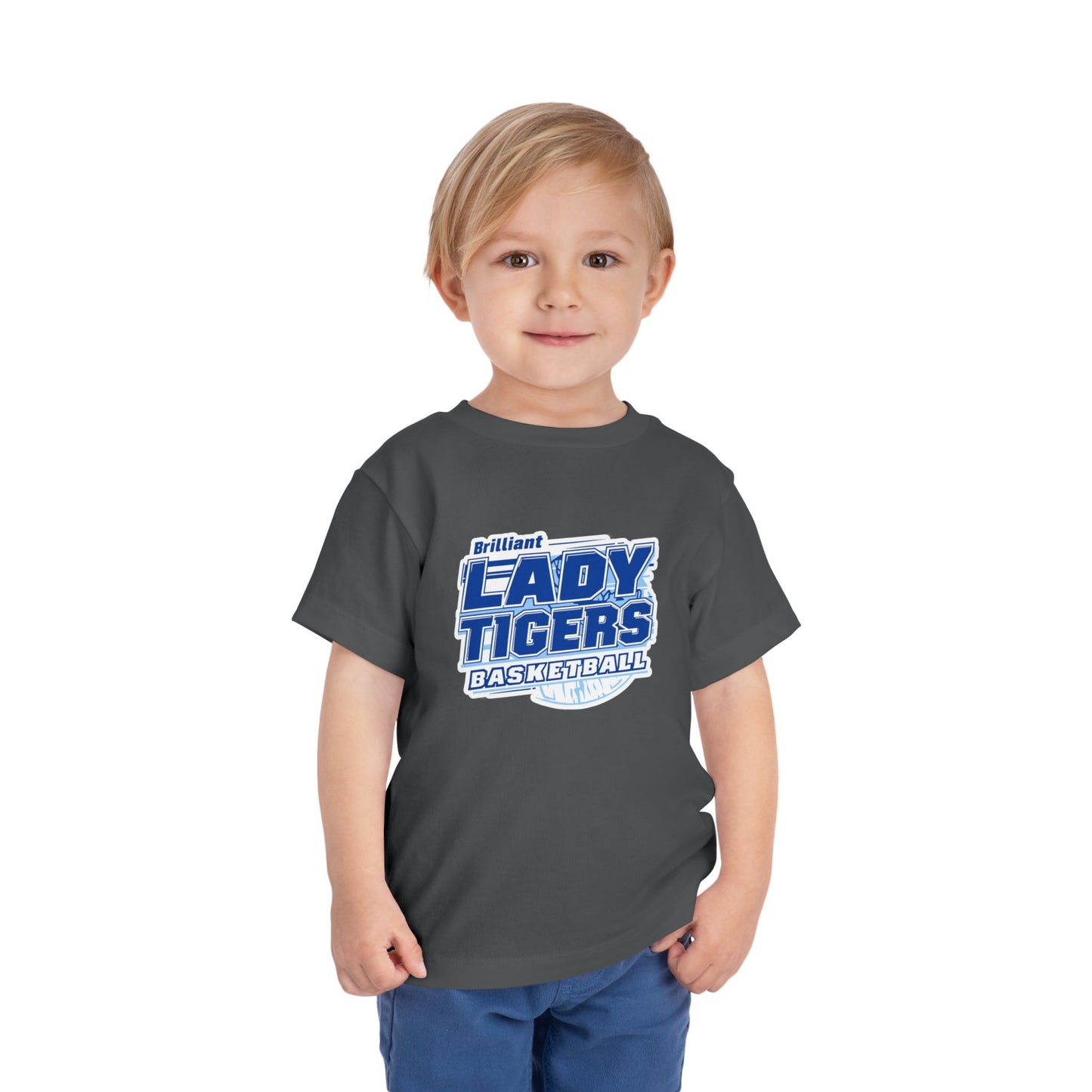 Toddler Tee \ Brilliant Tigers Basketball \ BTBKG2