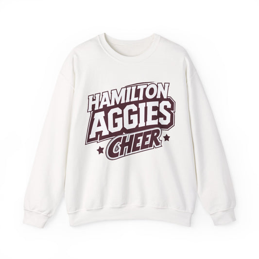 Adult Crewneck Sweatshirt \ Hamilton Aggies Cheer \ HAC1