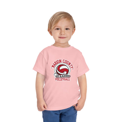 Toddler Tee \ Marion County Red Raiders Volleyball \ MCV1