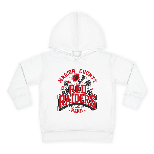 Toddler Hoodie Sweatshirt \ Marion County Red Raiders Band \ MCB2