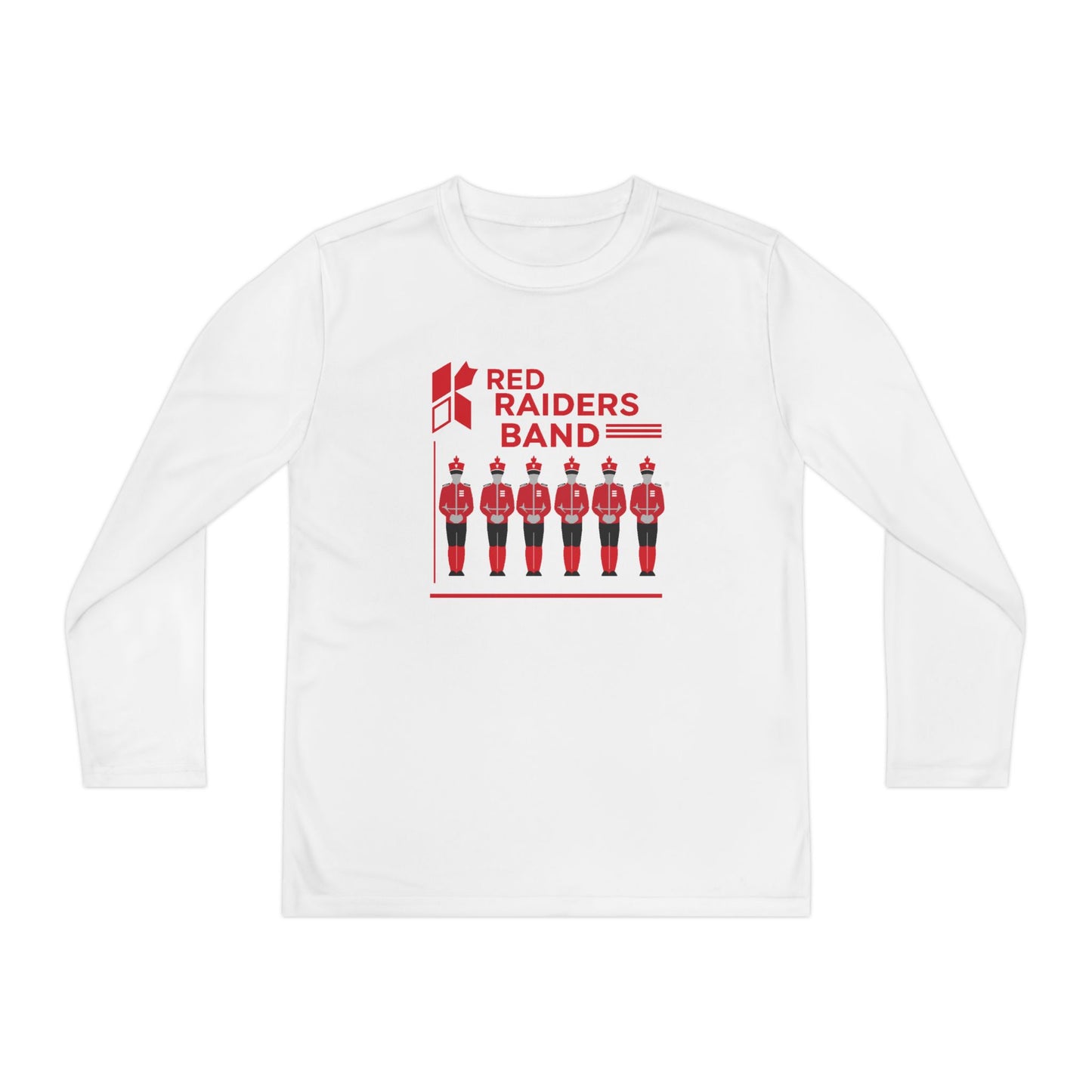 Youth Long Sleeve Tee \ Marion County Red Raiders Band \ MCB1