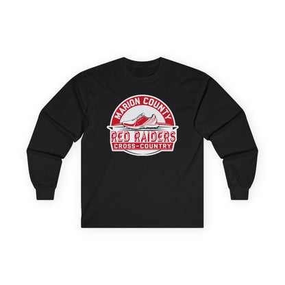 Adult Long Sleeve Tee \ Marion County Red Raiders Cross-Country \ MCCC1