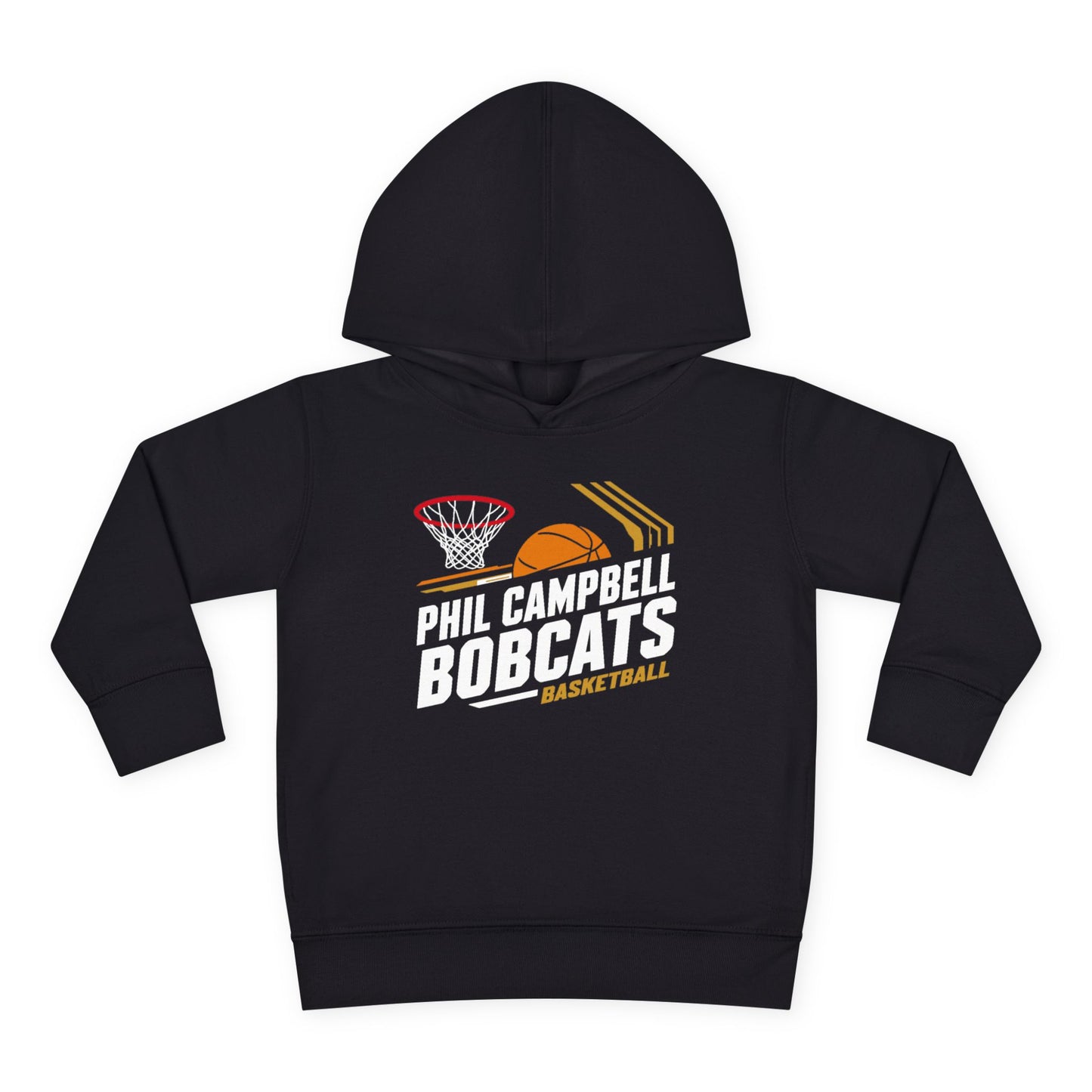 Toddler Hoodie Sweatshirt \ Phil Campbell Bobcats Basketball \ PCBBK1