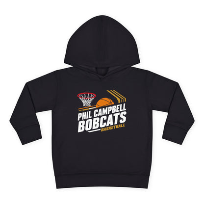 Toddler Hoodie Sweatshirt \ Phil Campbell Bobcats Basketball \ PCBBK1