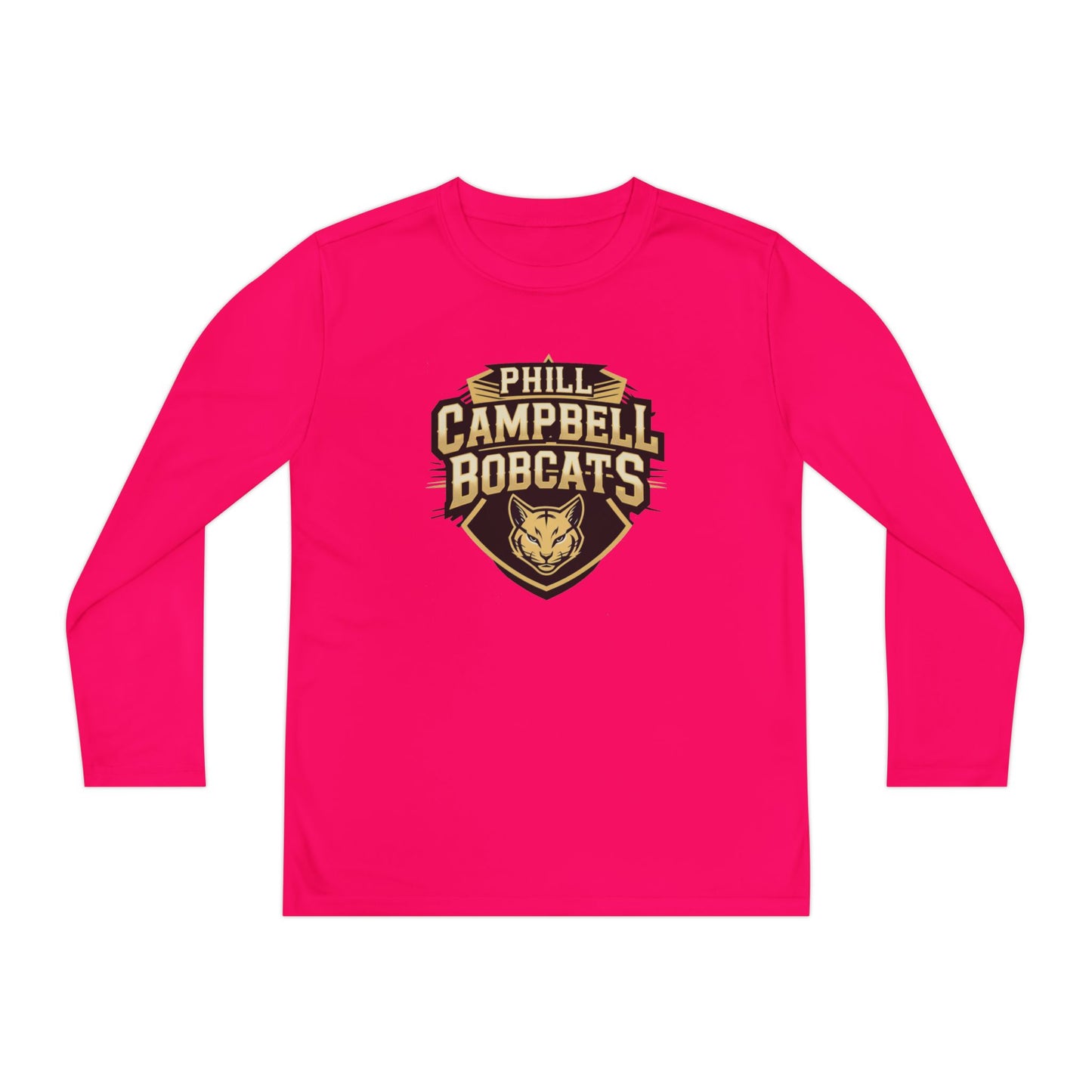 Youth Long Sleeve Tee \ Phill Campbell Bobcats \ PCB1