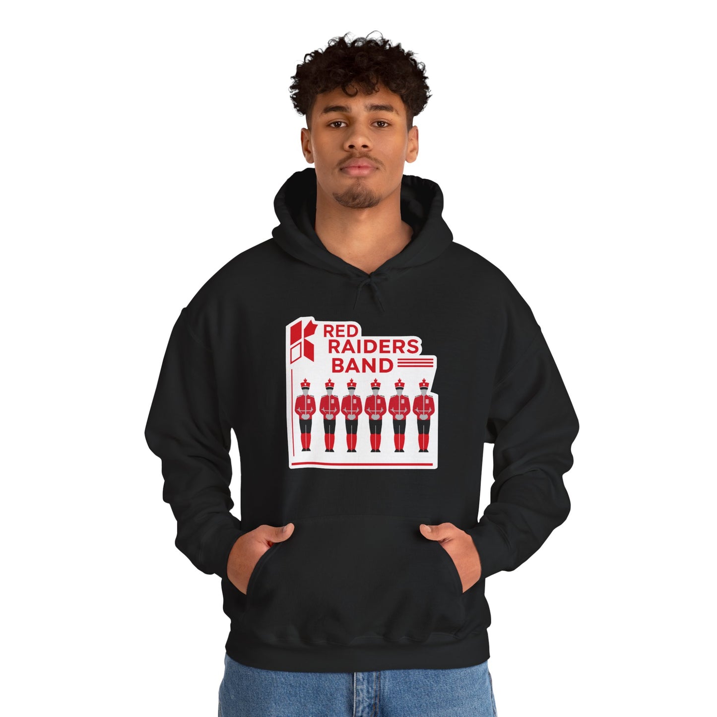 Adult Hoodie Sweatshirt \ Marion County Red Raiders Band \ MCB1