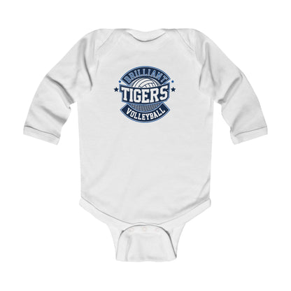 Long Sleeve Baby Bodysuit \ Brilliant Tigers Volleyball \ BTV1